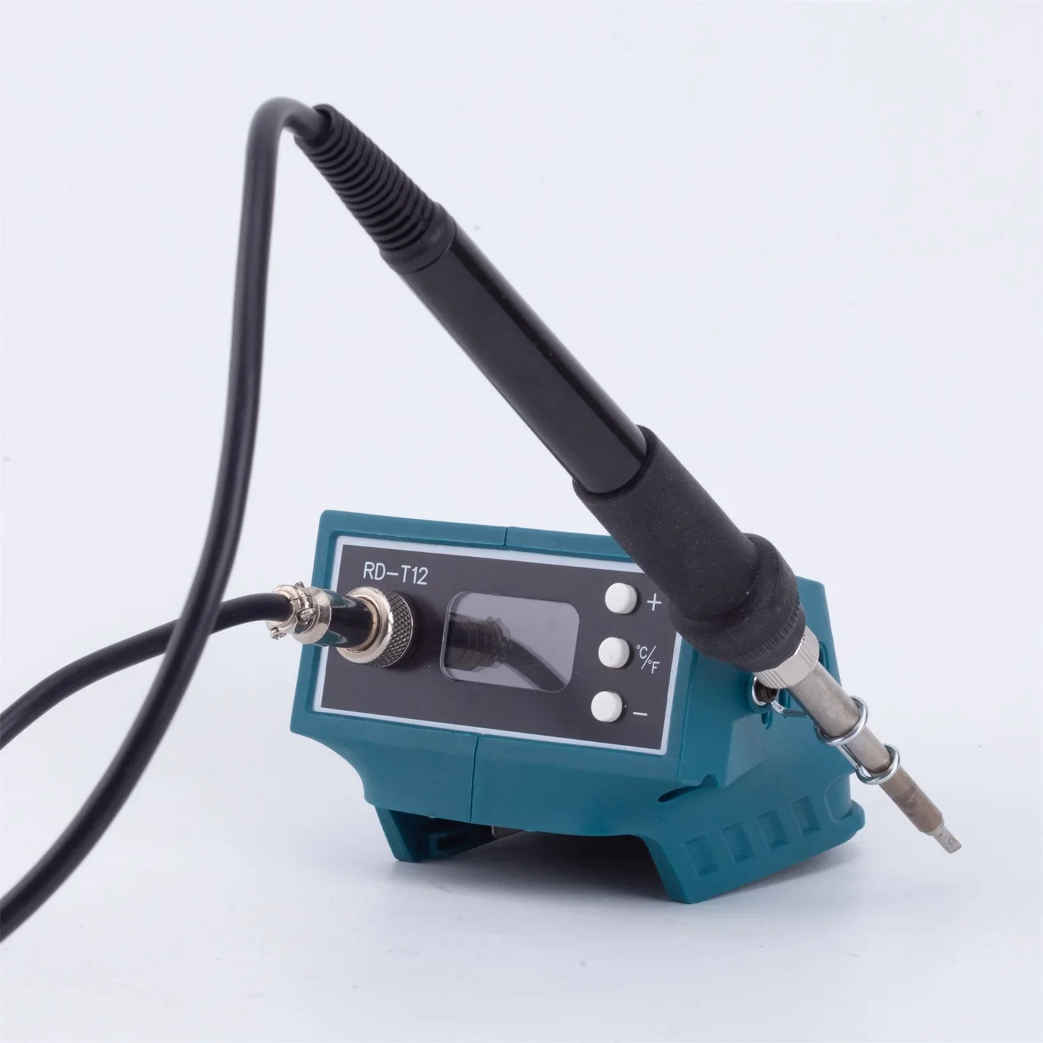 Imagem -04 - Estação de Ferro de Solda sem Fio T12 Solda Elétrica para Makita 18v Bateria de Lítio Ferro de Solda para Reparo Faça Você Mesmo sem Bateria