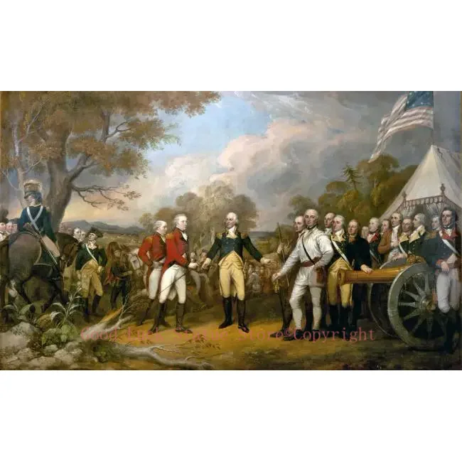 wholesale painting # TOP classical ART # American Revolutionary War print canvas oil painting-- free shipping cost