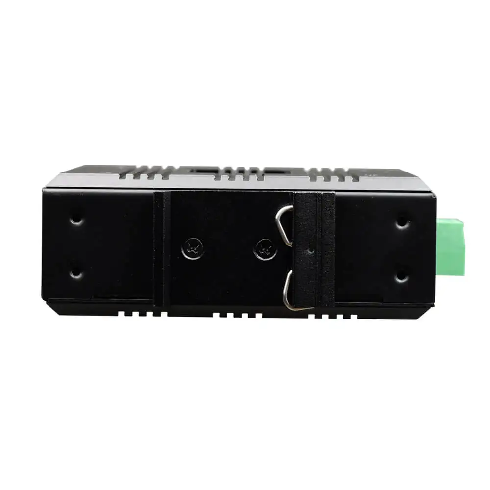 قناة واحدة Din-Rail المسلسل عبر إيثرنت rs232 rs422 rs485 إلى محول إيثرنت