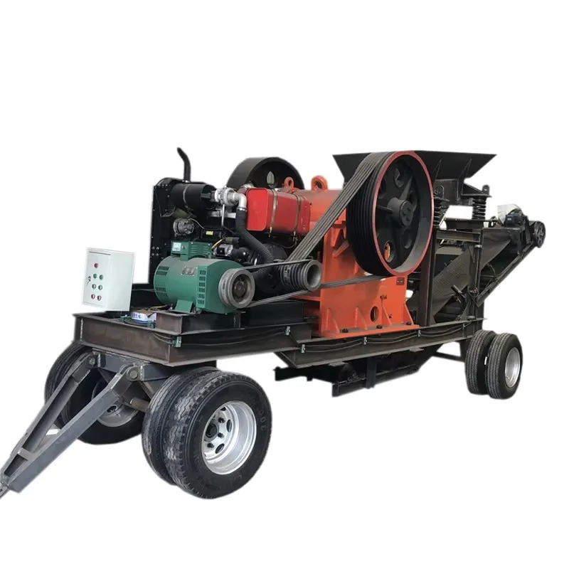 YG Stone Jaw Crusher 5-20 Tons Jaw Crusher Rock Coal River Stone Jaw Crusher Mobile with a Trailer Price