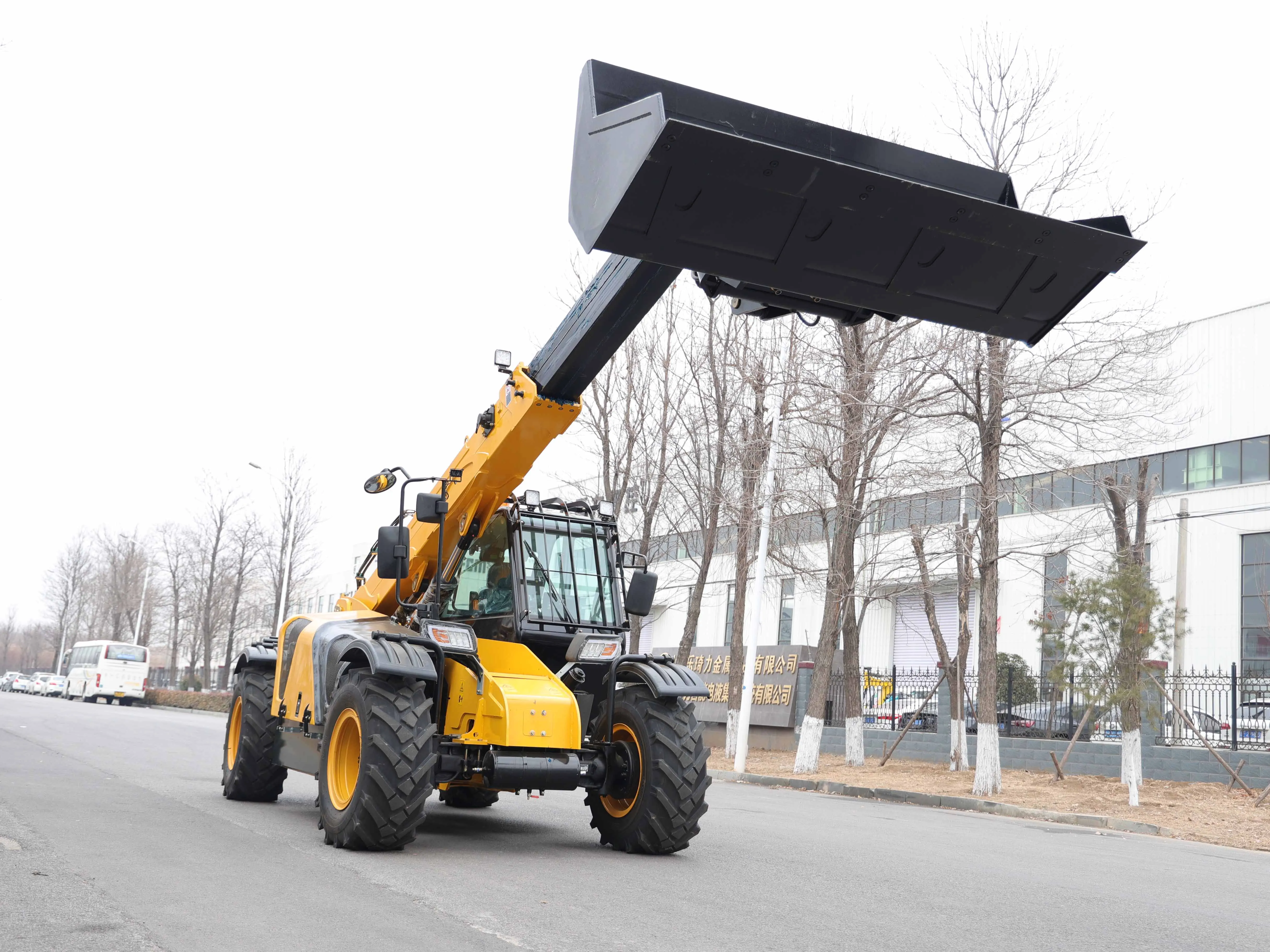 Teleskop-Handler LEITE Manueller Hand-Gabelstapler-Stapler 3 5 8 Tonnen 4x4 Gelenk-Terrain Rauer Diesel-Terrain Maßgeschneidert