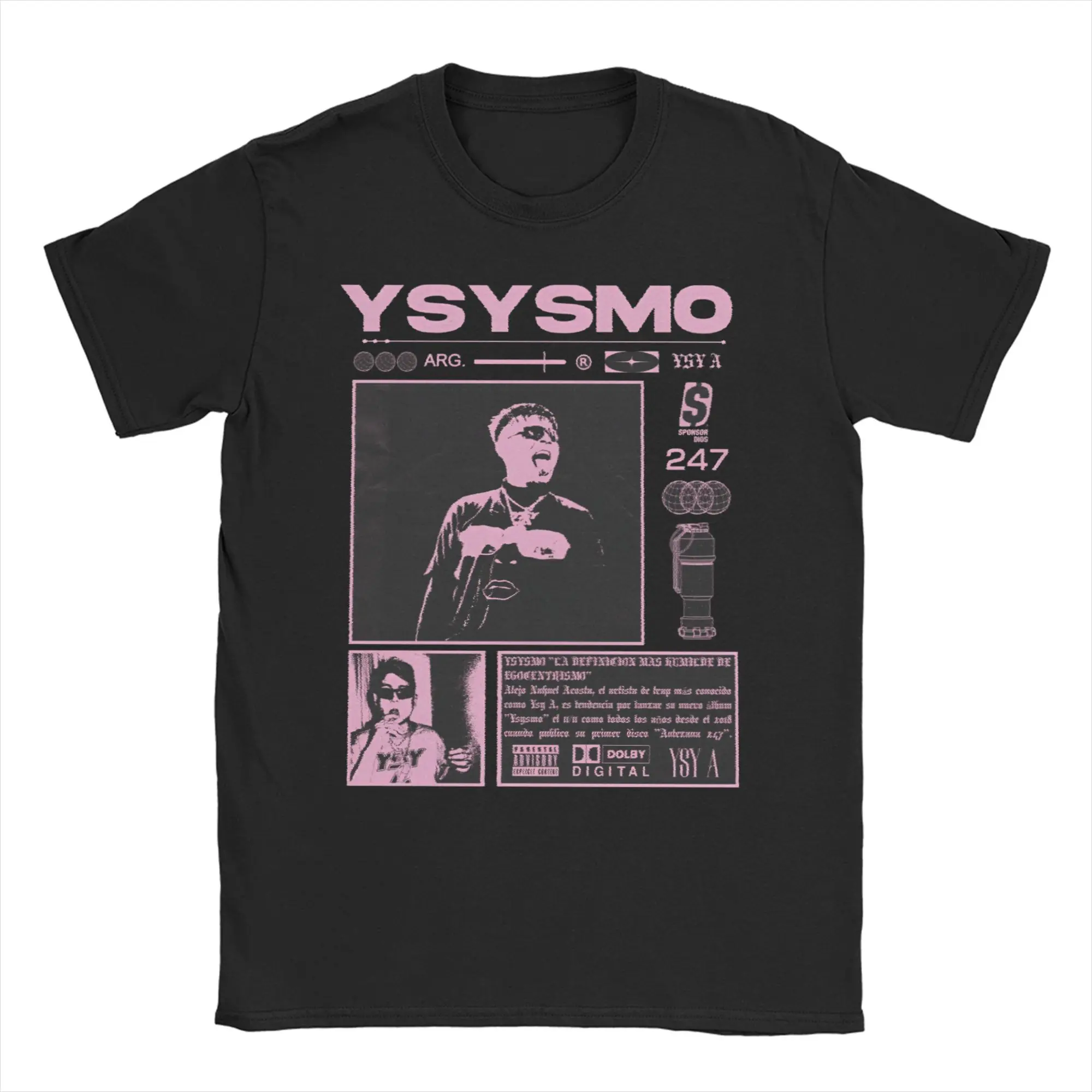 

Men Rapper YSY A T Shirts Tour 2025 Cotton Clothes Vintage Short Sleeve O Neck Tees Graphic T-Shirts