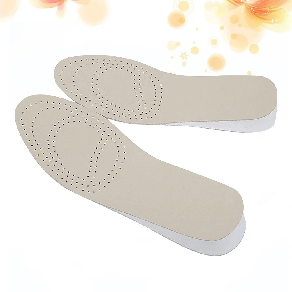 

1 Pair Heightening Insoles Cow Eva Taller Pads Shoe Lift For Height Increase Non-Slip Insole Foot Care Tool Size 37/38