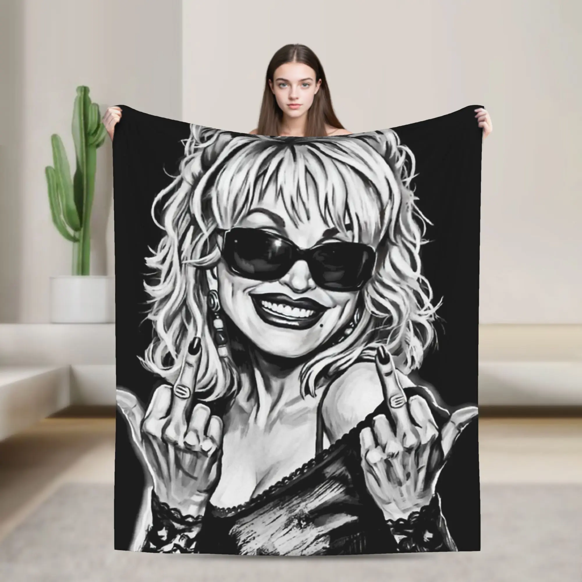 RIP Dolly Parton Accessories Blankets Lightweight Thin Flannel  Throw Blanket Relax Bedspread