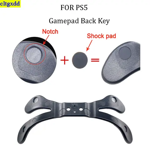 Cltgxdd 1 Piece for PS5 Controller Game Board Back Button BDM-010 BDM-020 BDM-030 DIY Modification Rear Cover Paddle