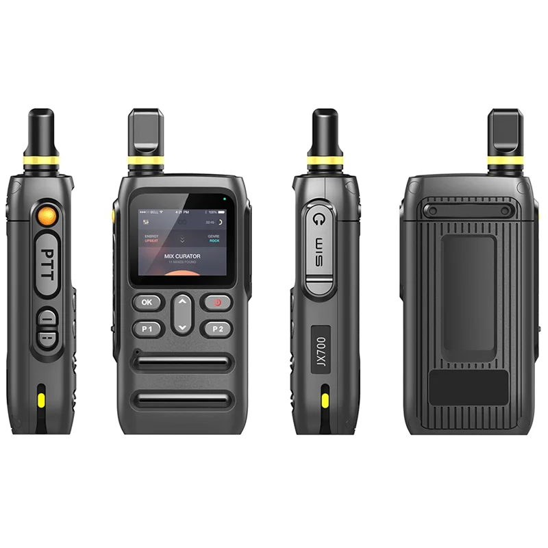 JX-700 4G Public Network Digital Walkie Talkie WIFI/Bluetooth Connection GPS Positioning Super Long Standby Time