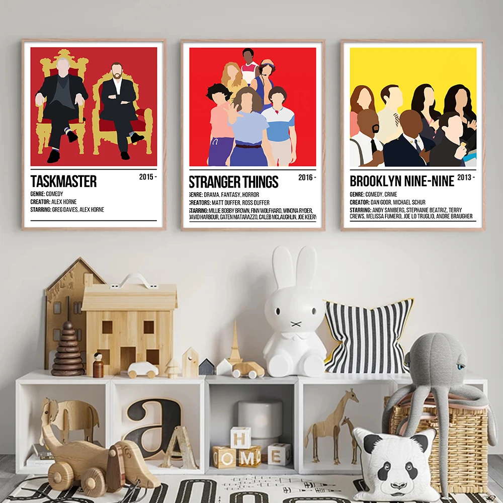 ВИНТАЖНЫЙ ПЛАКАТ, британская комедия, ТВ-шоу, фильмов, бруклинские мысли, настенное искусство, картина для комнаты, домашний декор, печатный декор, декор для гостиной