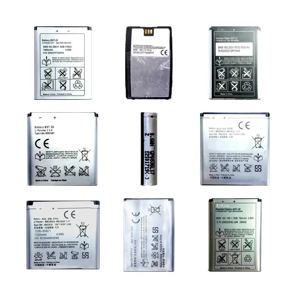 

Battery Bst-41 Bst-37 For Sony Ericsson A8i J300 K750 K800i K810i M1i MH100 Mk16i Mt11i Mt15i MW600 T28 W580 W760 Xperia Pro