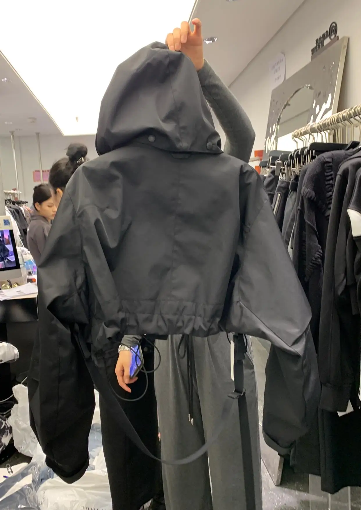 العلامة التجارية Bule المرأة ort البيسبول Jaet الوقوف طوق ملابس العمل معطف الخريف مادة أخرى 00% السيدات قسط Faion #3