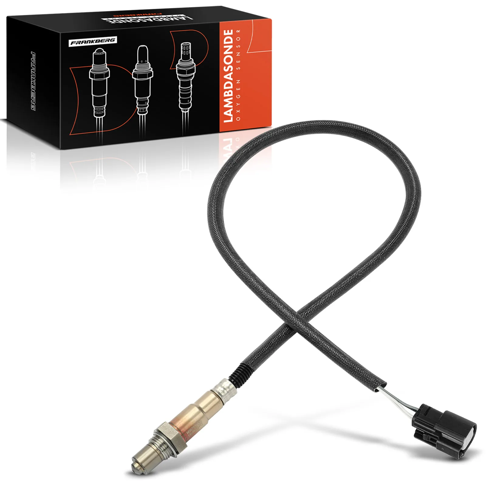 Frankberg 1x Lambdasonde Diagnosesonde Nach Katalysator für Ford Focus III Stufenheck/Turnier 2.0L CM5A9G444AA 0258010333