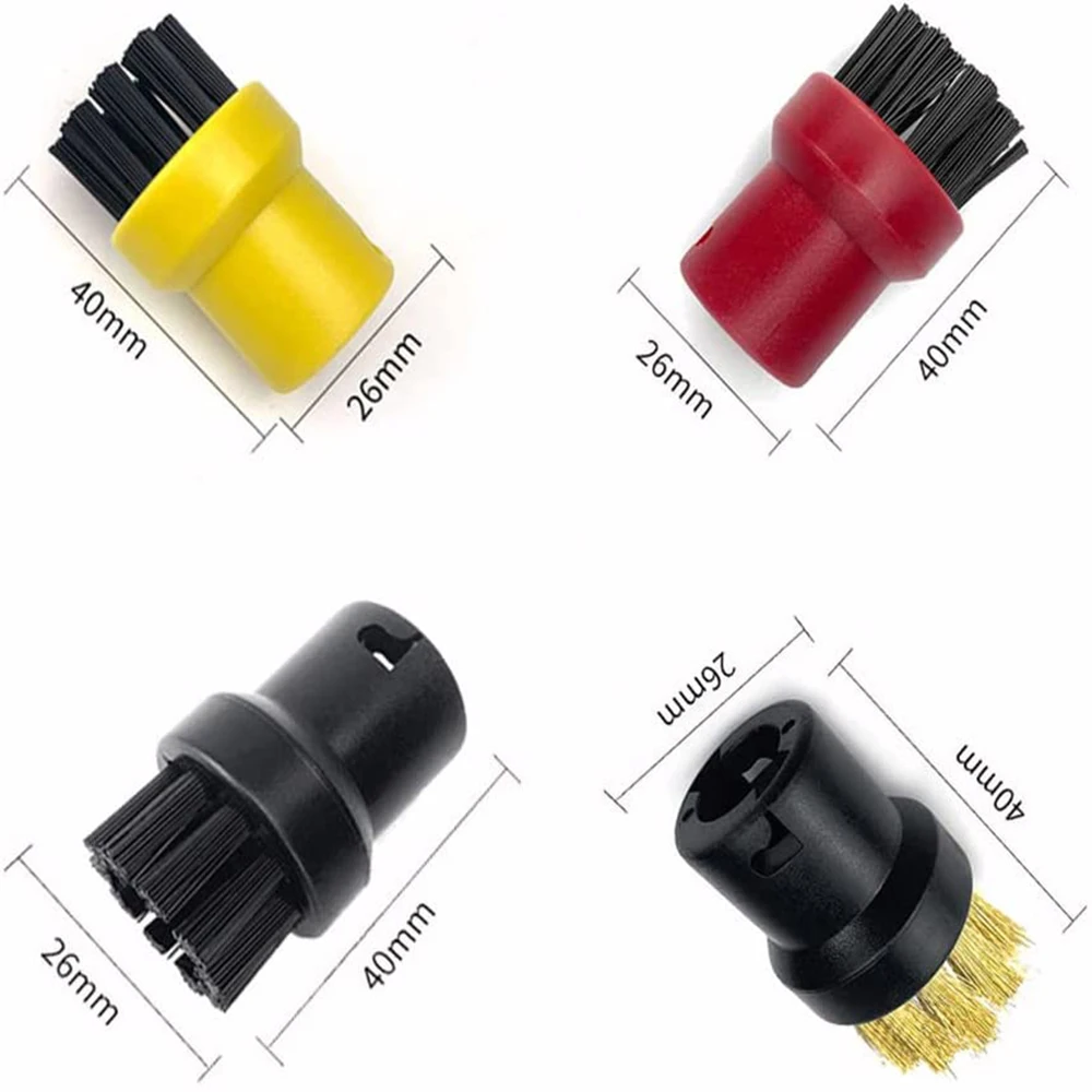 High Temperature Resistance Cleaning Brushes for Karcher SC1 SC2 SC3 SC4 SC5 SC7 CTK10 Steam Cleaner Accessories Nozzle Head Kit