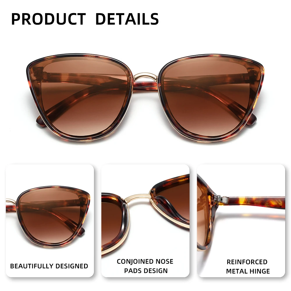 نظارات شمسية عصرية عتيقة من HOPEWOOD مضادة للأشعة فوق البنفسجية 400 للنساء نظارات سفر للقيادة لقضاء عطلة للسيدات