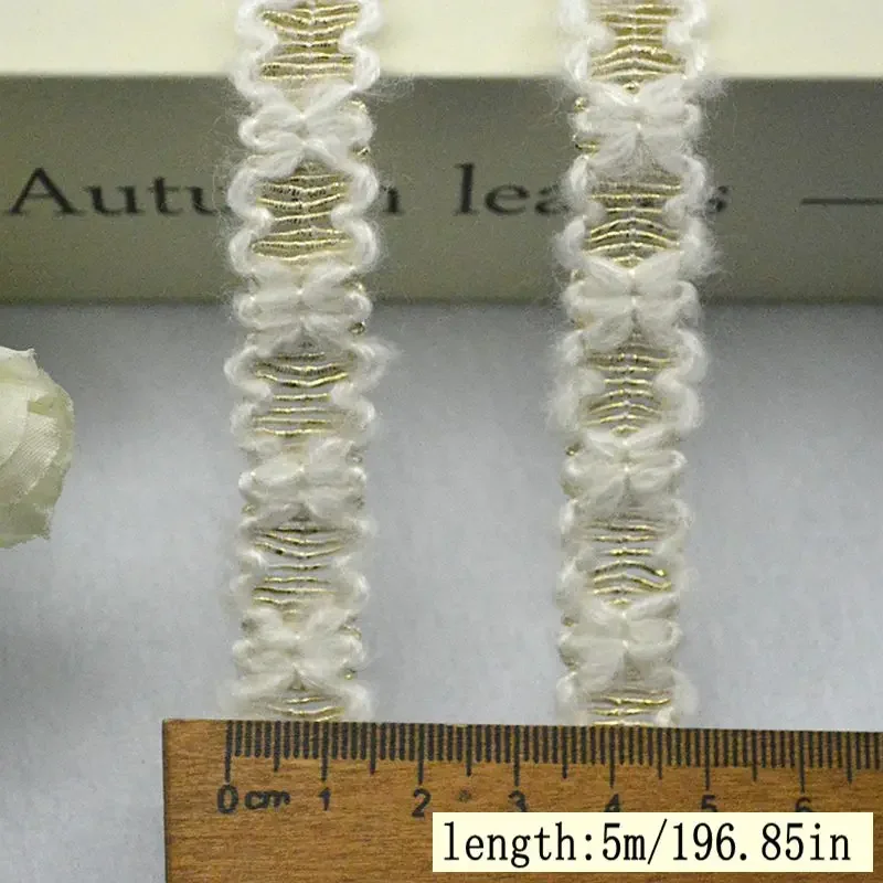 5Meters/16.4Ft Per Pack New Fashion Clothing Accessories DIY Accessories Women's Dresses Curtains Clothes Mohair Figure-Eight La