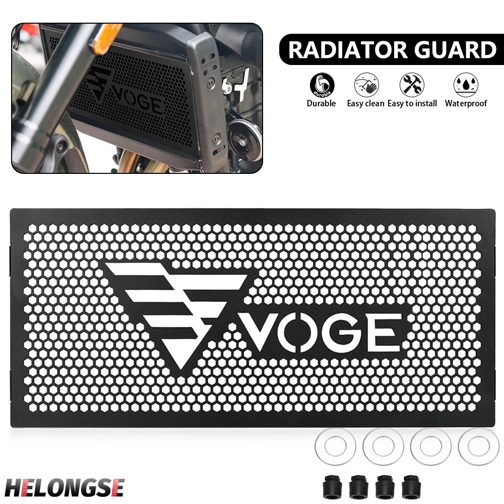 

For LONCIN VOGE CU525 CU 525 2023 2024 2025 Radiator Grille Guard Cover Protector Grill Protection Net Motorcycle Accessories