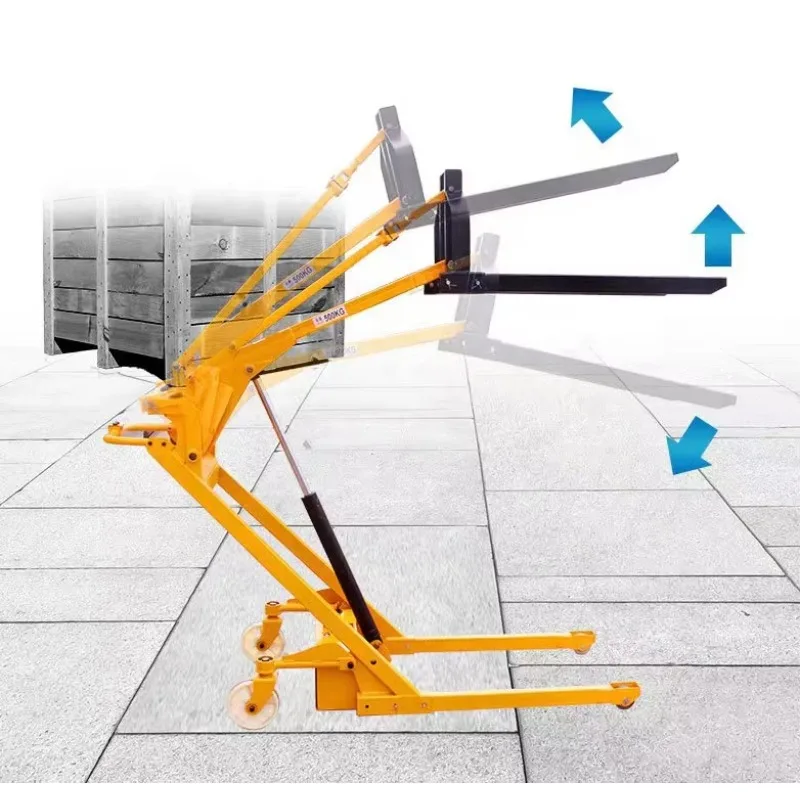 

24V Battery Lifting Portable Mini Electric Fork Lift 500kg Crane Forklift For Pallet Trucks And Container