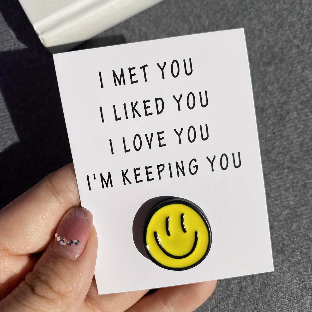 1pc, I Love You, I Am Keeping You Greeting Cards, Love Relationship Greeting Cards Gifts, Anniversary Celebration,Pocket Hug Car