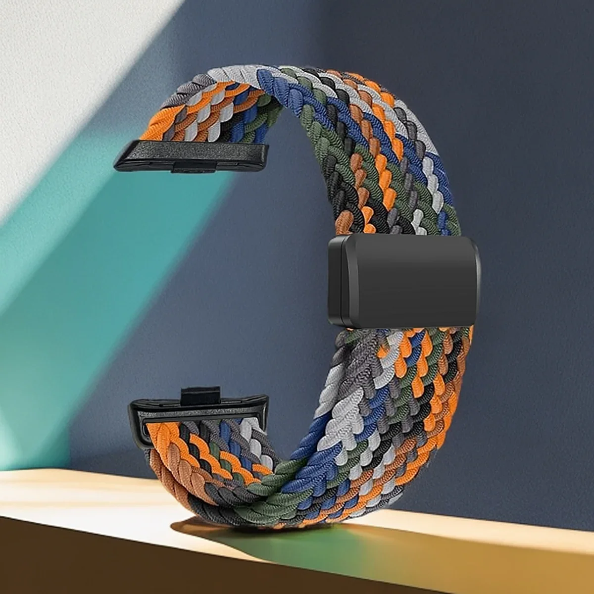 Braided Loop for Xiaomi Smart Watch 9 pro/8pro Strap Magnetic Stretchy Bracelets for Mi Band 9Pro & 8pro/Redmi Watch 4&5 Strap image 3
