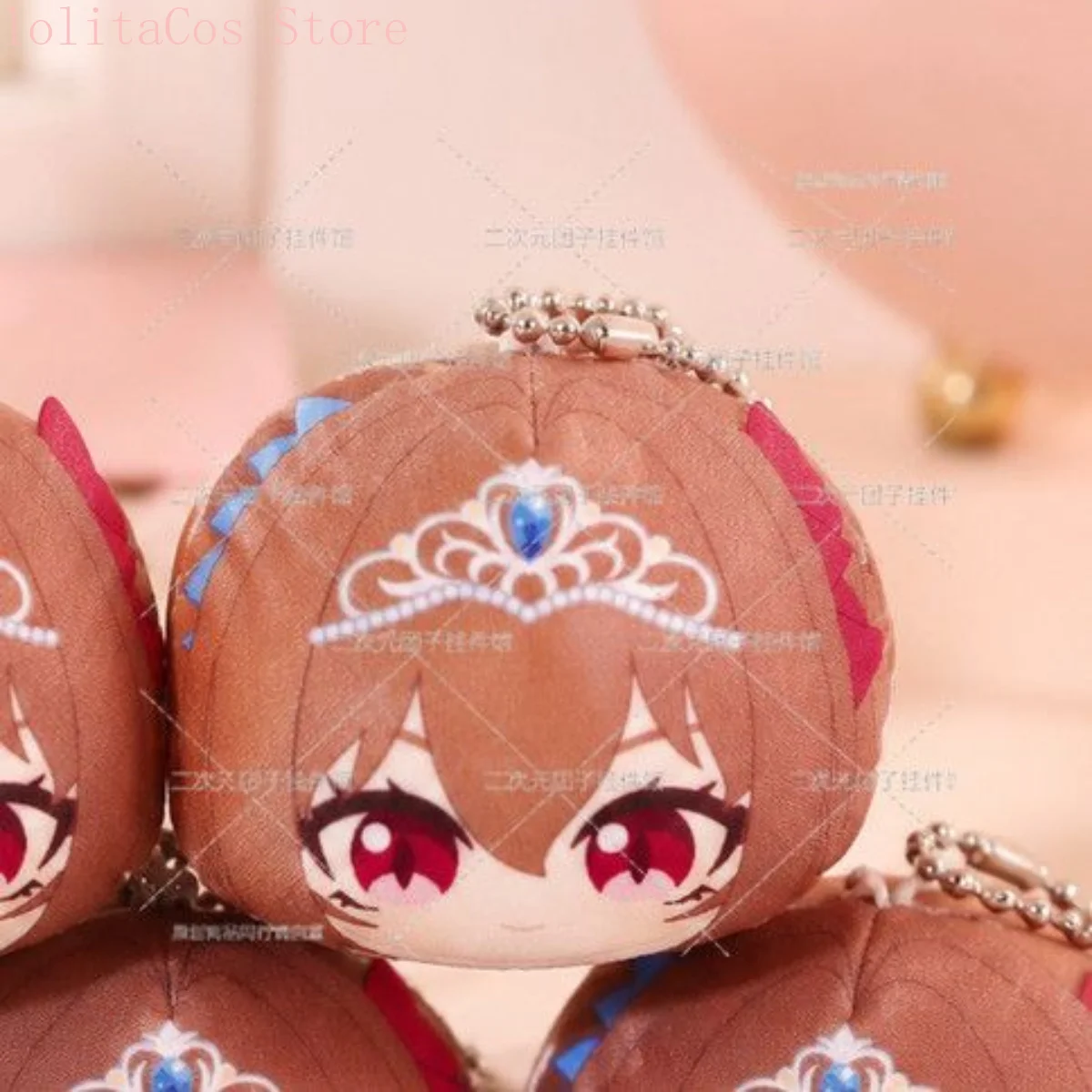 Umamusume Pretty Derby Daiwa Scarlet Aston Machan Gentildonna Plush Doll Cotton Ball Keychain Pendant Birthday Gift Xmas Cosplay
