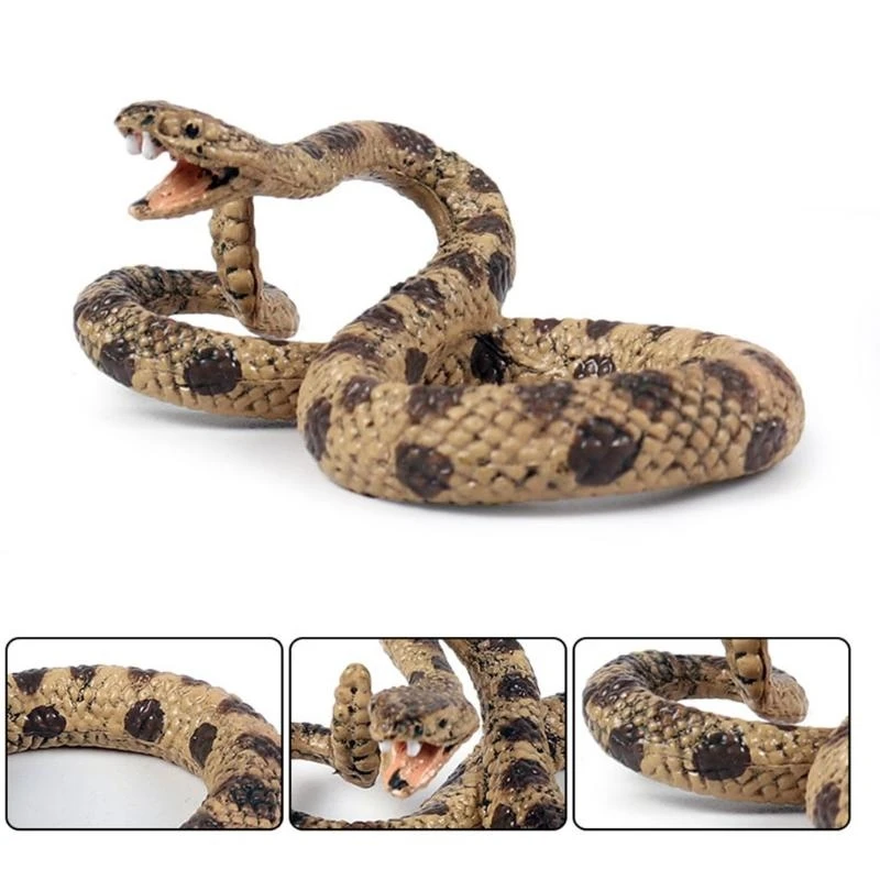 Q0KB Snake Model Toy Practical Joke Props for Halloween Decor Teaching Aid