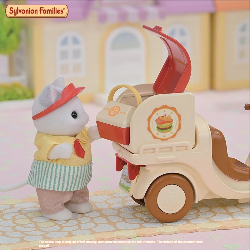 แท้ Sylvanian Families อะนิเมะจําลอง Playhouse ของเล่นตกแต่งห้องของเล่นคริสต์มาสของขวัญ