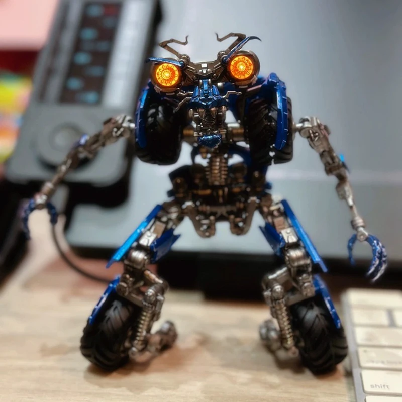 

KBGO Genuine Killerbody Qianshi Mecha Transformers Wheelie Mrp 03 Light Up Posable Collectible Action Figures Model Toys Gift