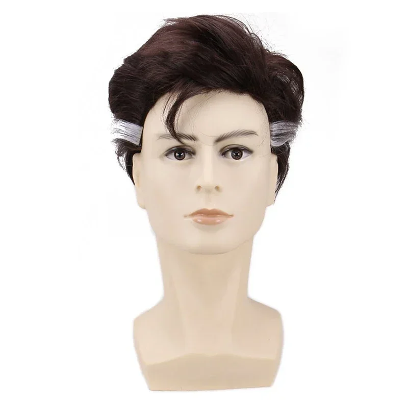 Фильм Доктор Темно-Коричневый Микс Белый Комикс Кон Стивен Стрэндж Косплей Вечеринка Карнавал Синтетические Волосы Парик Кепка M13