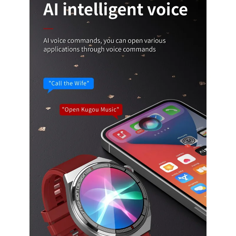 Nieuwe H4 Max Smart Watch Heren 1.45-Inch Bluetooth Call Offline Betaling Nfc Bericht Herinnering Muziek Sport Multifunctionele Smartwatch