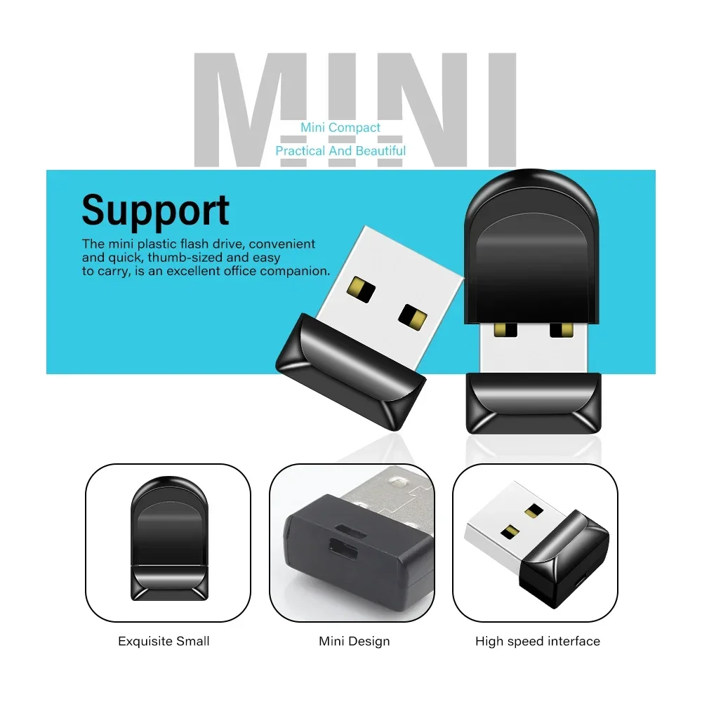 Super Mini unidad flash USB, memoria externa, 8 GB, 4 GB, 16 GB, 32 GB, 64 GB, 128 GB, alta calidad, el mejor regalo