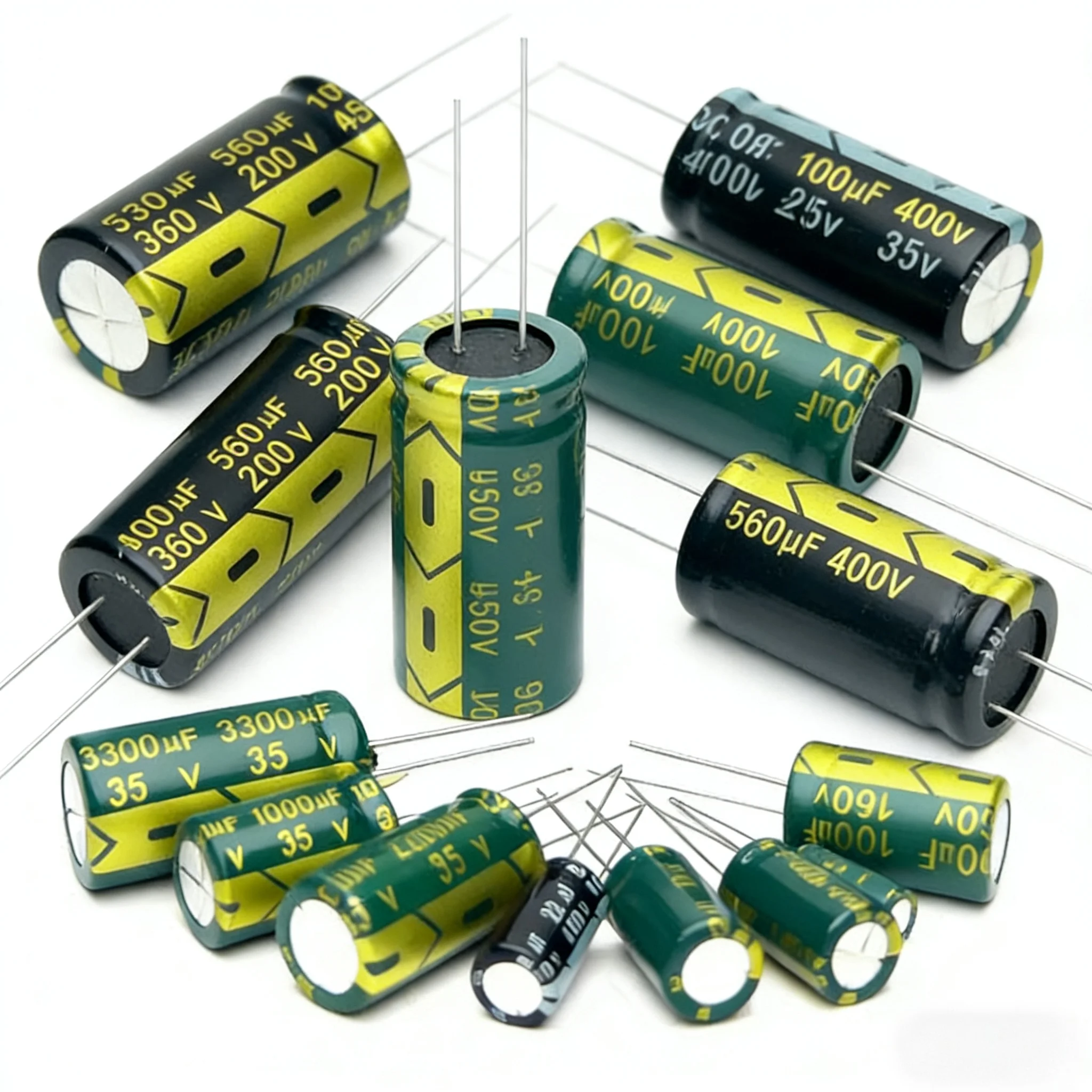 Fotografia 5: 25V de Alumínio de Alta Freqüência Capacitor UF UF UF UF UF 47 33 22 15 10 68UF 100UF 220UF 330UF 470UF 680UF 1000UF 1200UF 1500UF