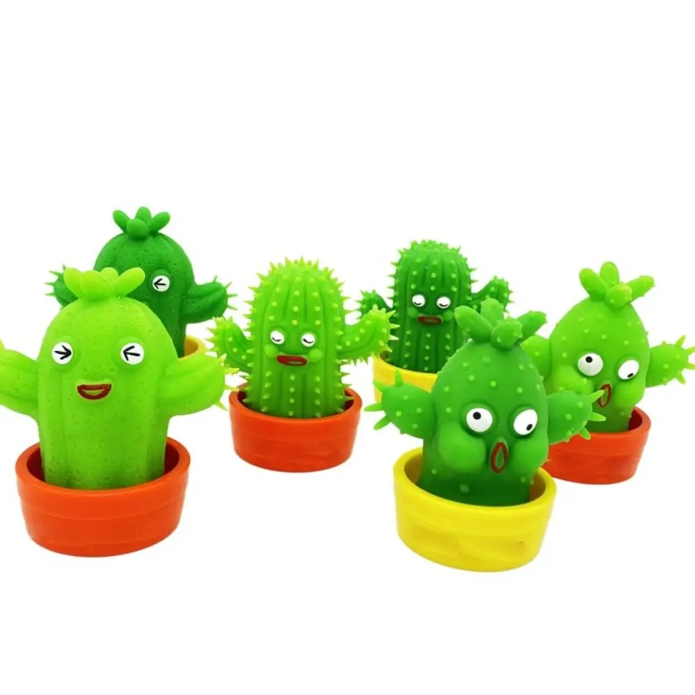 Funny Gift Cactus Pinch Toy Slow Rebound Stress-relieving Prank Toy Decompression Lovely Cute Squeeze Toy Universal