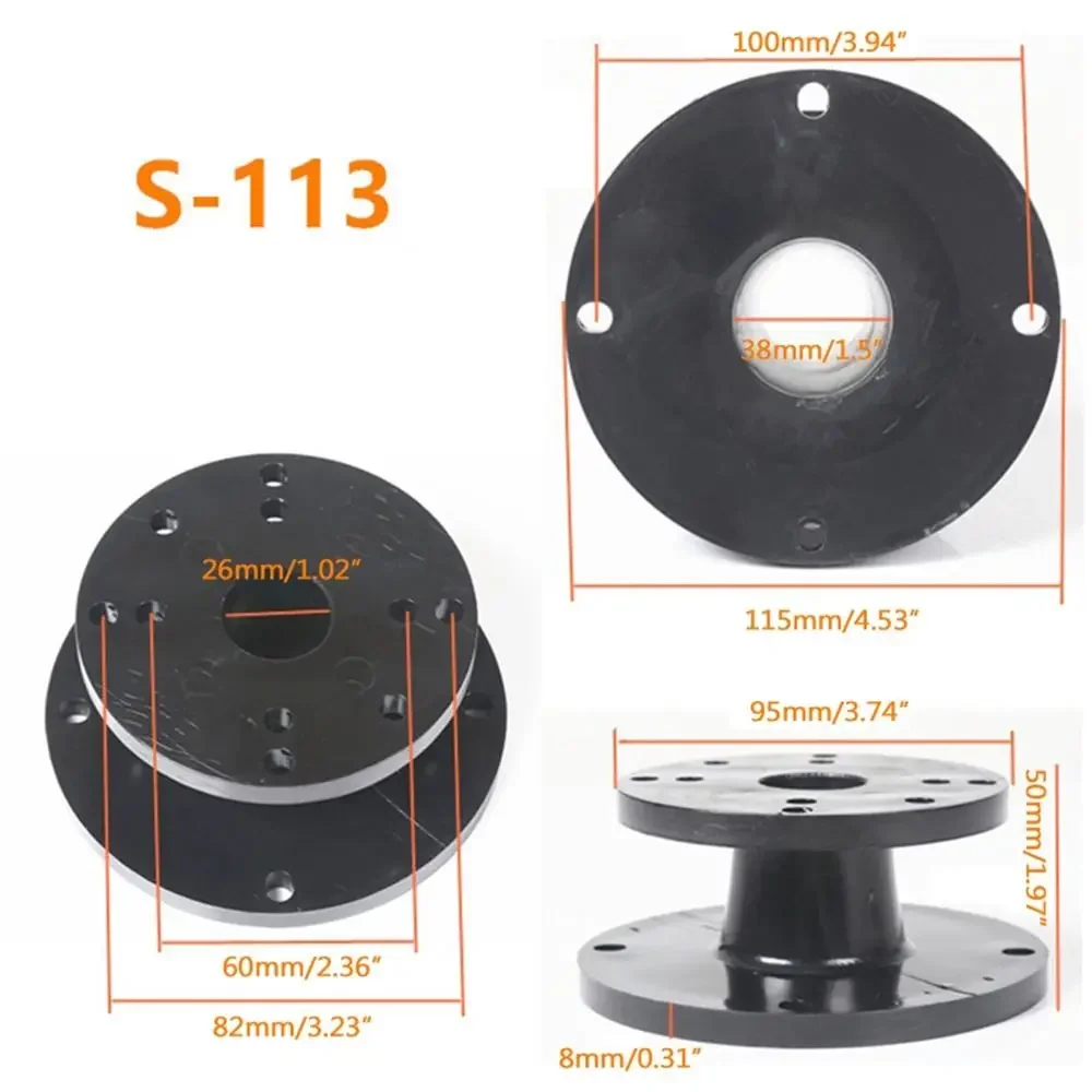 Picture 7: 1Pcs ABS Tweeter Horn Converter 38-26mm 50-26mm Stable Reliable Performance Treble Speaker Drive Head Adapter