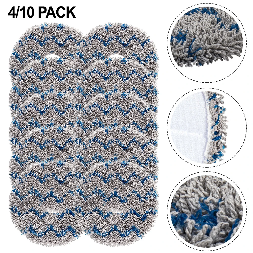 4Pack Mop Cloth Kit For Ecovacs For DEEBOT N30 For Omni Robot Vacuum Cleaner Replacement Parts Spare Mop Cloth Rag