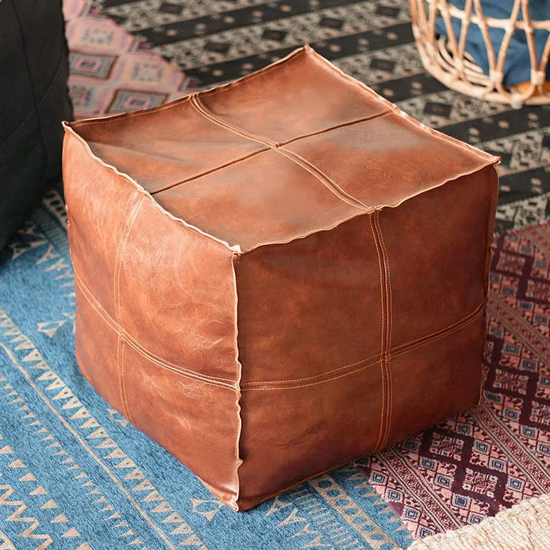 Moroccan pier fashionable and simple sofa leather pier futon cushion lazy tatami sitting group small stool