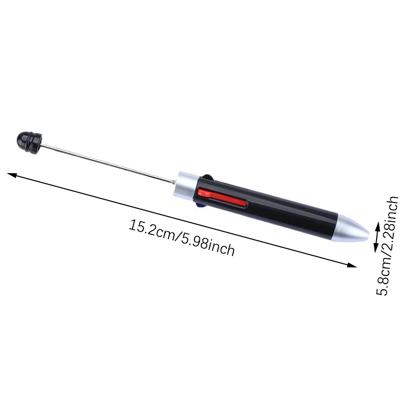 Fai da te creativo Business quattro colori ricarica penna di perline carino perline penne a sfera Puzzle Multi colore gioielli penna a sfera con perline