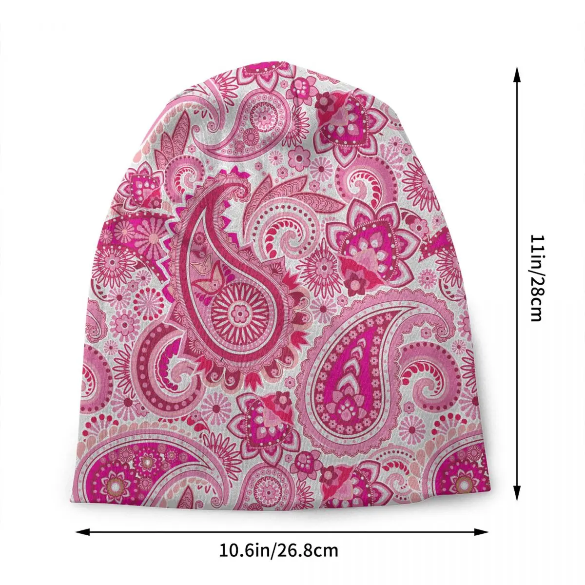 Custom Ethnic Bohemia Paisley Bandana Beanie Cap Unisex Winter Warm Bonnet Homme Knitted Hats Hip Hop Skullies Beanies Caps