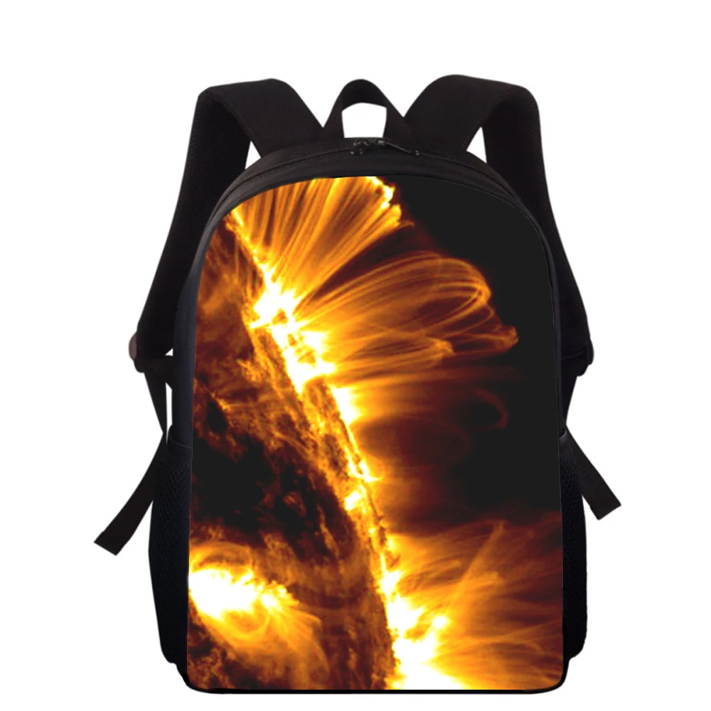 Kunst Sonne 16 "3D-Druck Kinder Rucksack Grundschule Schult aschen für Jungen Mädchen Rucksack Schüler Schulbuch Taschen