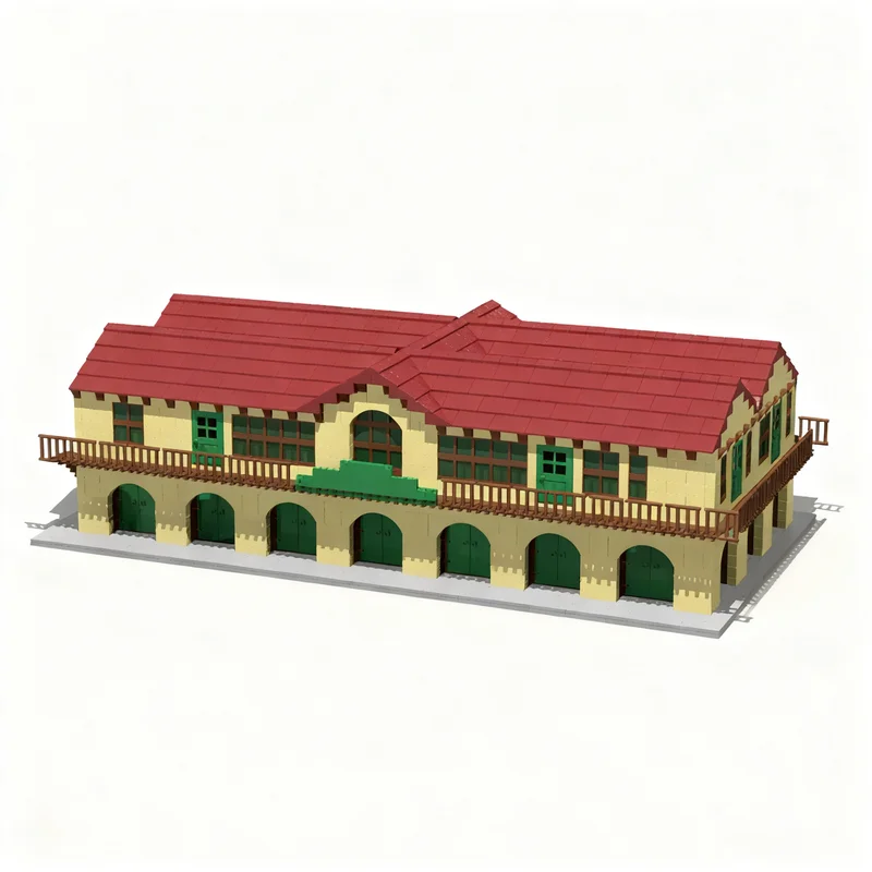 2313 Piezas MOC Creator, Bloques de Construcción de Modelo de Casa Occidental, Ensamblaje DIY, Regalos de Navidad, Juguete de Arquitectura, Idea Creativa, Educación