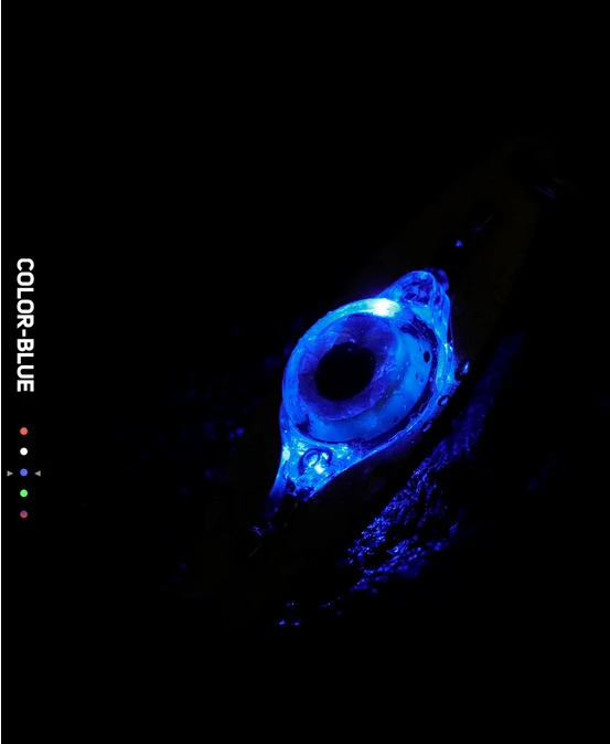 Drehbare LED Angel köder Licht Deep Drop Angell öffel Unterwasser Augen form Angel köder Light Tackle Ausrüstung Zubehör – Detail 5