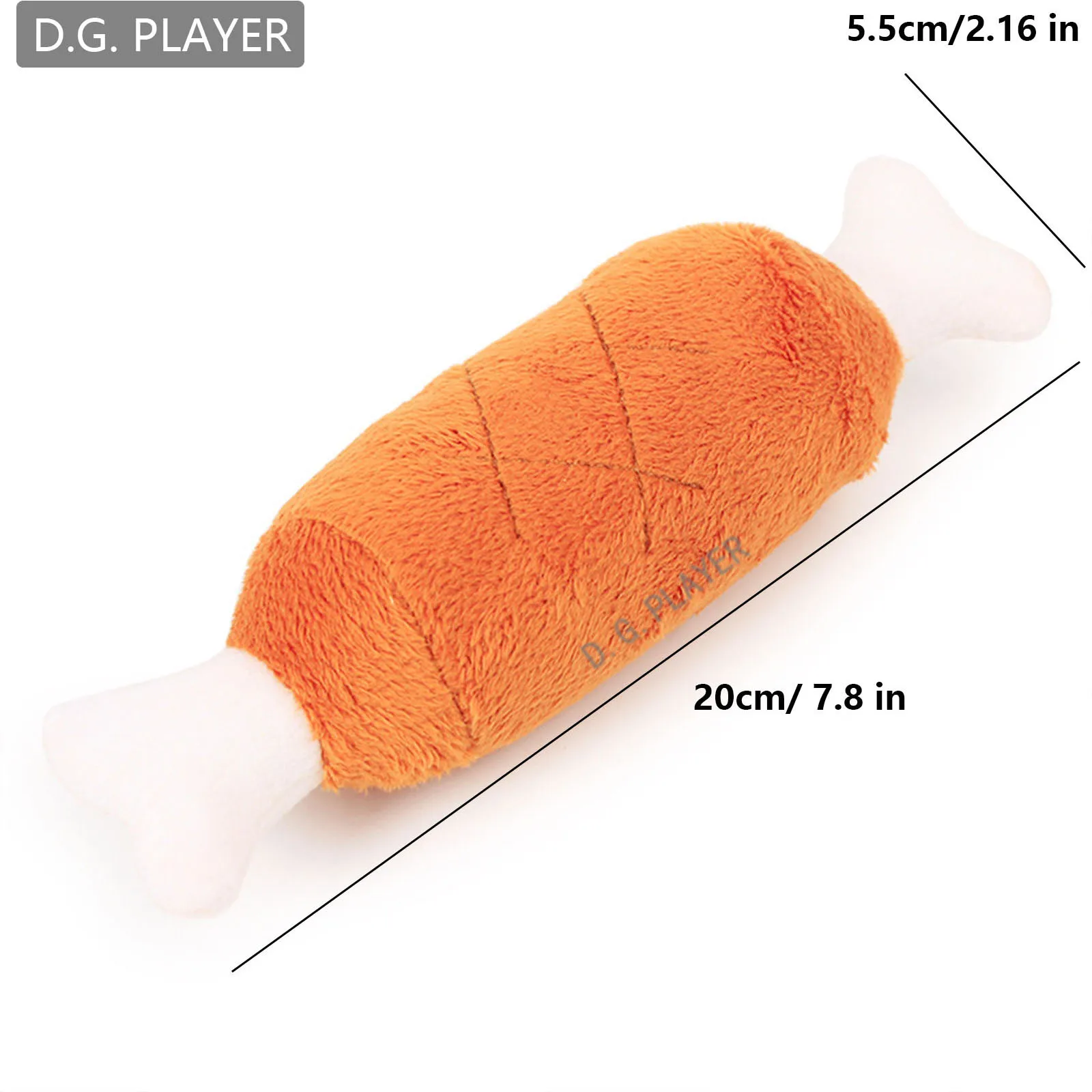 D. g. PLAYER-Brinquedo de dentição de pelúcia para cães, jogo interativo molar, mordedor resistente à mordida, falando, molar, brinquedo do cão