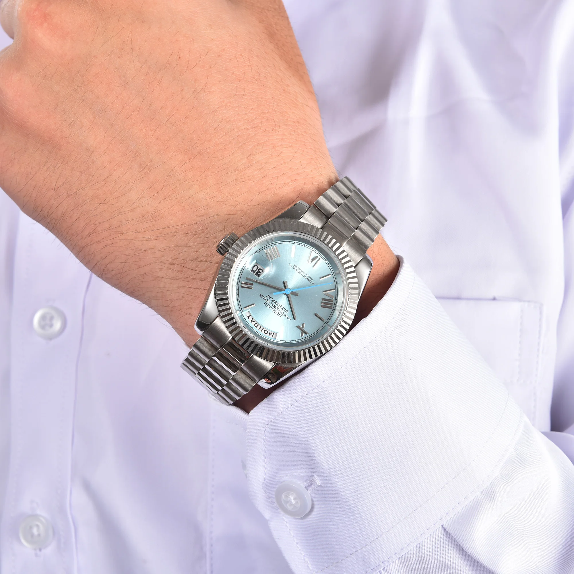 customized MIYOTA8285 36mm/39mm watches for men automatic movement mechanical watches Stainless Steel Sapphire Glass Watch mens