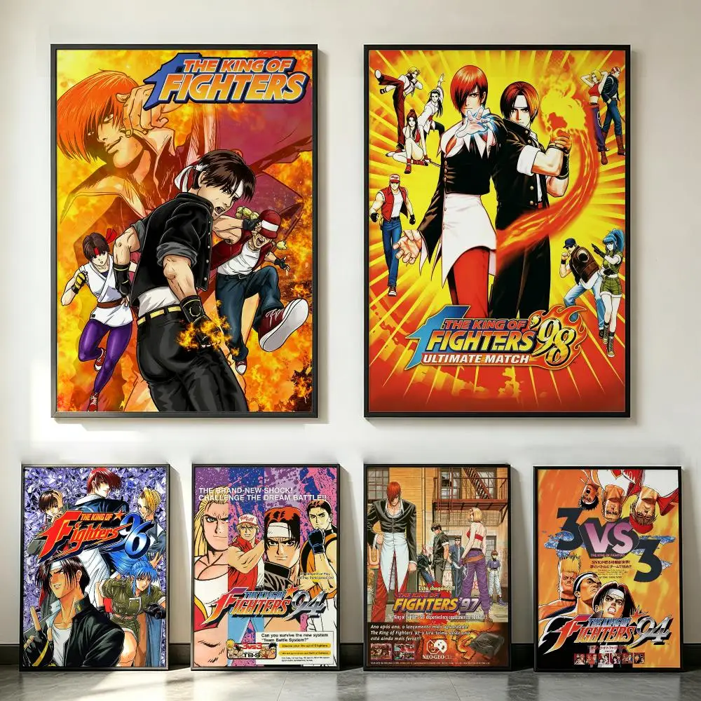 game The King of Fighters Poster Poster HD Trendy SelfAdhesive Wall Art Print For Living Room Bedroom Dorm Office Home Gift