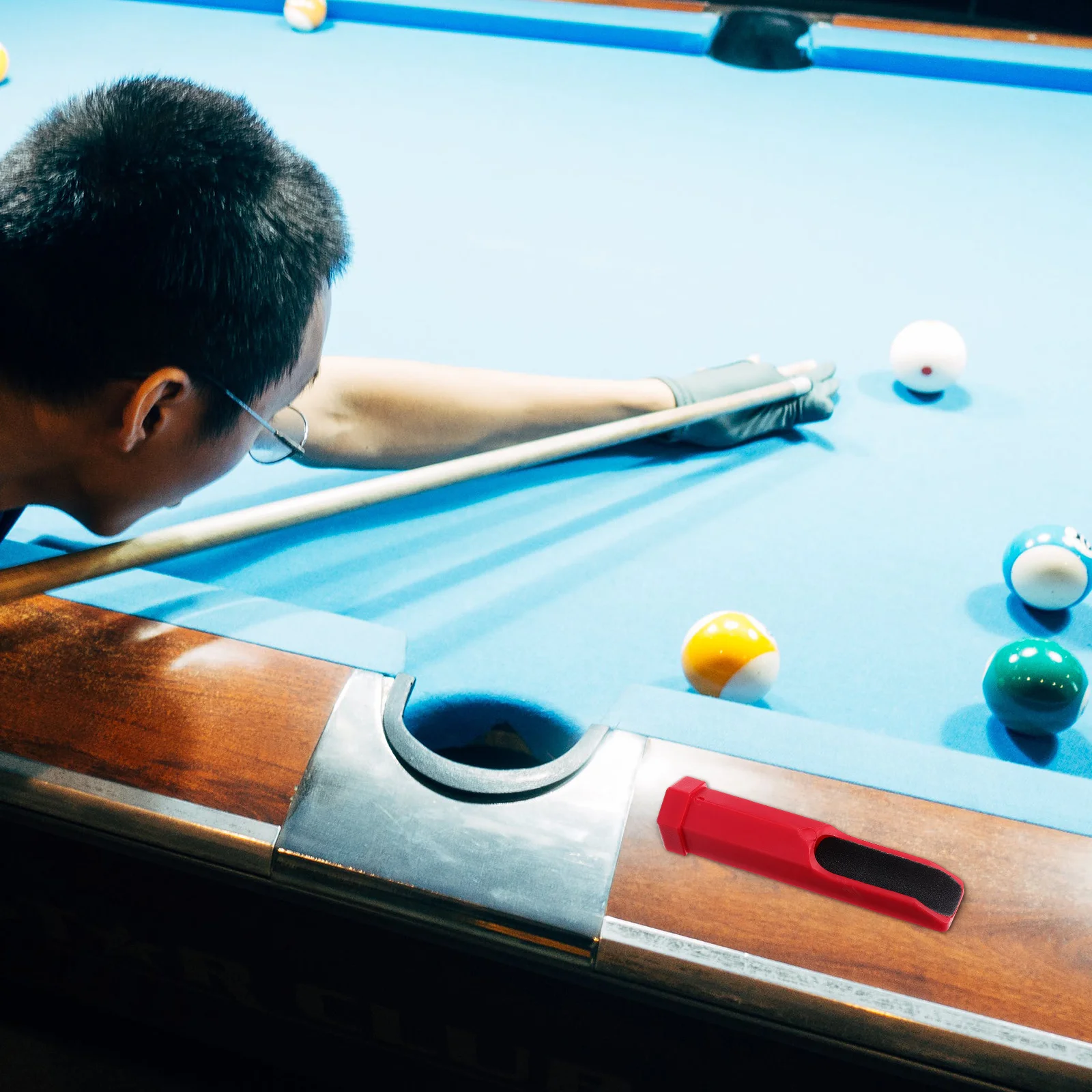 

2Pcs Billiard Cue Tip Burnisher File Precision Polished Surface Pool Cue Shaper Tool for Better Tip Performance Red