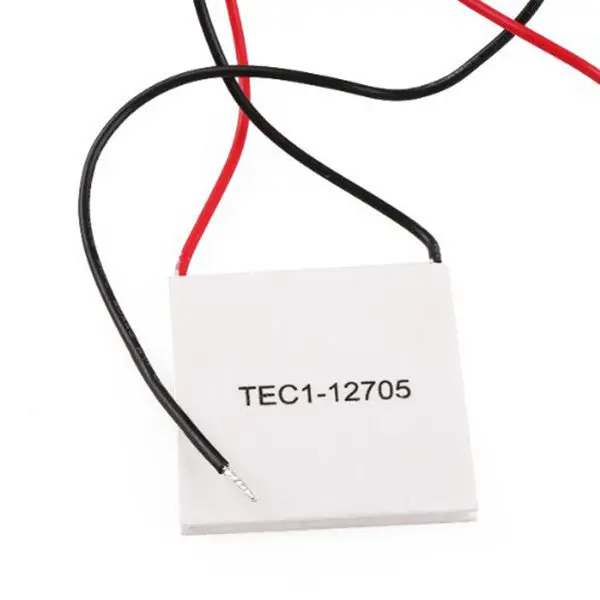 Tec1-12705 Thermoelectric Cooler Peltier Module 40x40x3.9mm Semiconductor Cooling Heating Dual Function for CPU Laptop Car