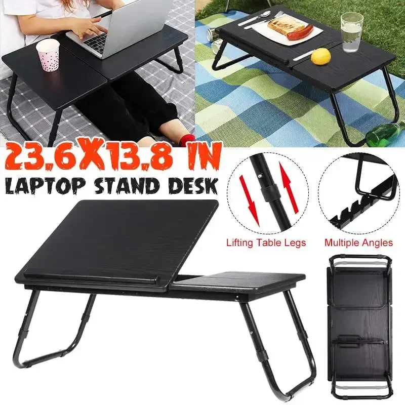 

Hot sales Adjustable Computer Rack Shelf Dormitory Bed Lap Desk Portable Book Reading Tray Stand monitor desktop stand Laptop