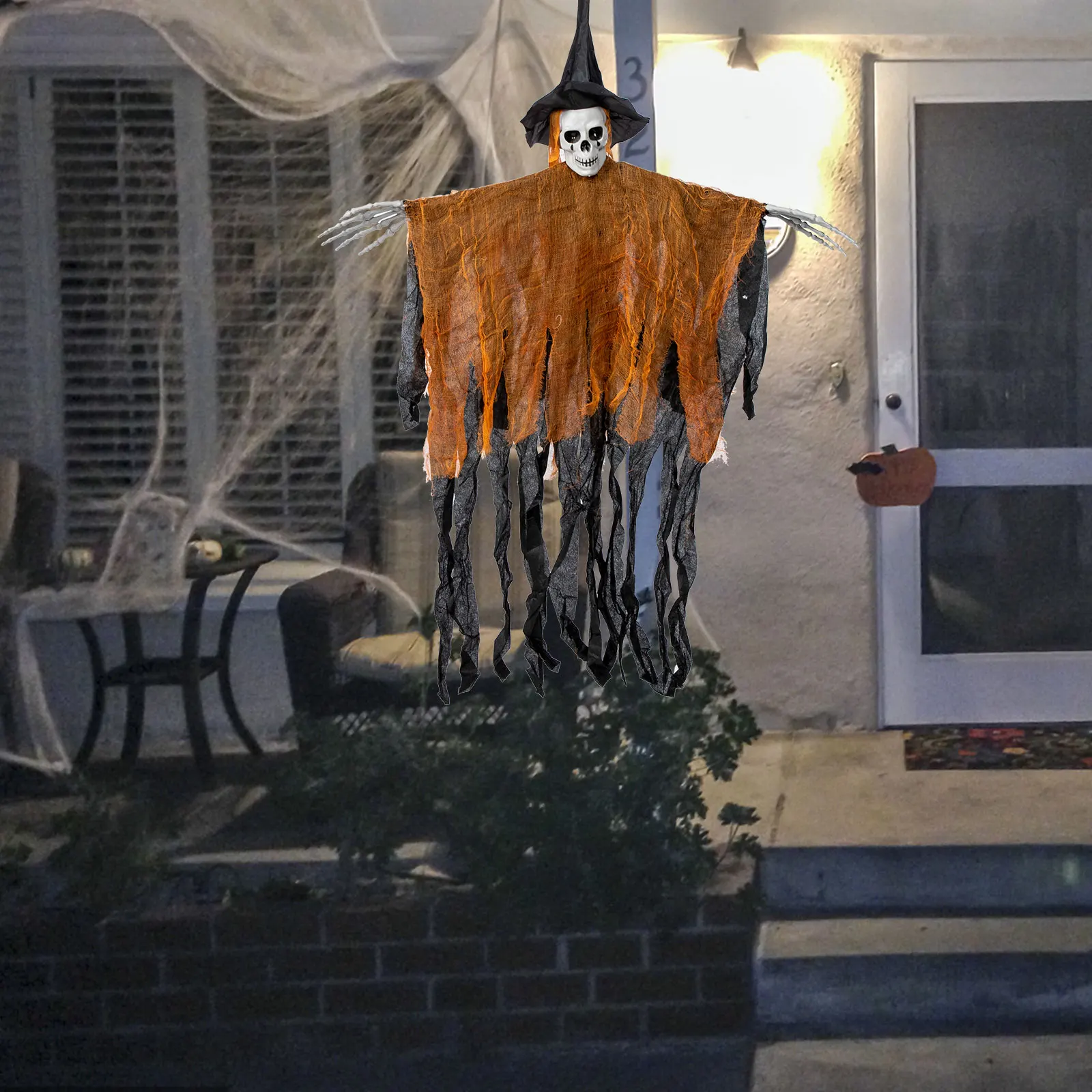 

Halloween Witch Ghost Decorations Prop Horror Pendant Skull Hanging DecorHaunted Houses Party Layout Foam nament