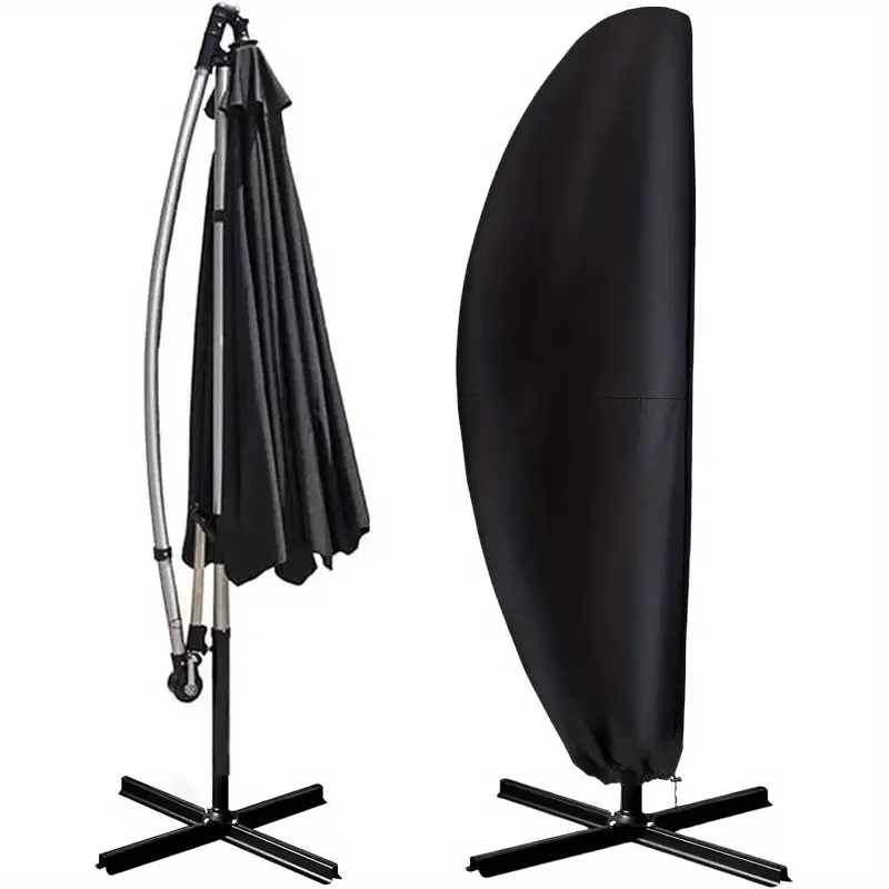 1 unidad, cubierta de sombrilla, cubierta de sombrilla voladiza de tela Oxford 210D impermeable/a prueba de viento/Anti-UV, cubierta de sombrilla de jardín
