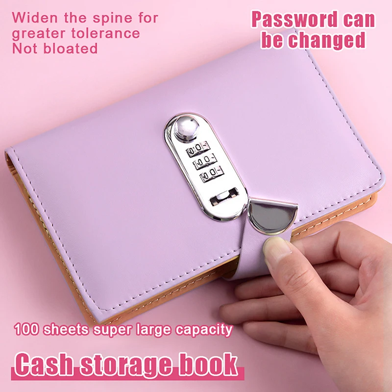 

ováсноCClarla | Книга-вызов с кодовым замком, экономия денег, большая емкость, безопасный альбом для банкнот для детей и взрослых, инструмент для финансовой грамотности