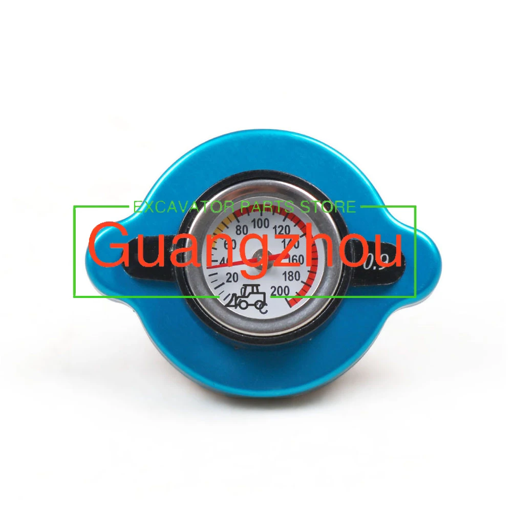 

For Excavator Other Machinery Utility Safe 0.9 Universal Thermo Radiator Cap Tank Cover Water Temperature Gauge