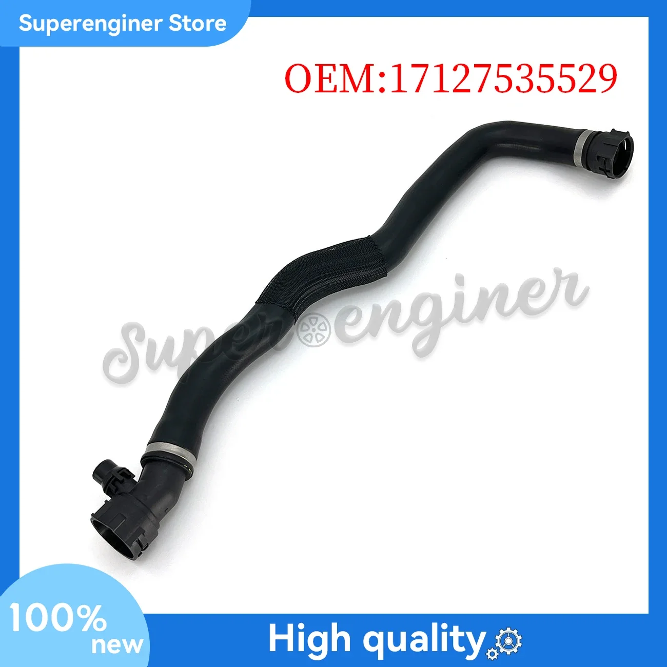 

17127535529 Rubber Coolant Hose Tank Engine For BMW X3 G01 G08 X4 G02