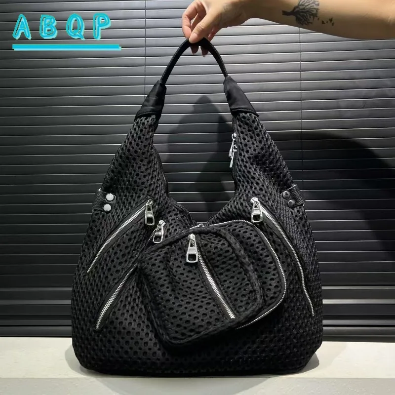 

Женская модная сумка через плечо с несколькими карманами, большая вместительная сумка-мессенджер в стиле ретро, однотонный простой рюкзак